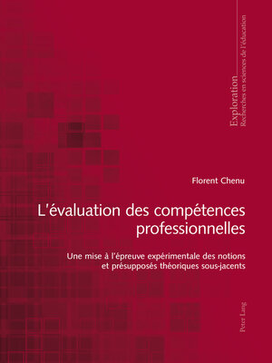 cover image of L'évaluation des compétences professionnelles